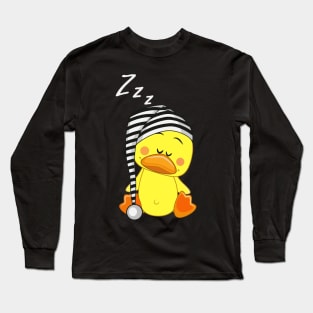 Ducks Doing Cute Things Long Sleeve T-Shirt